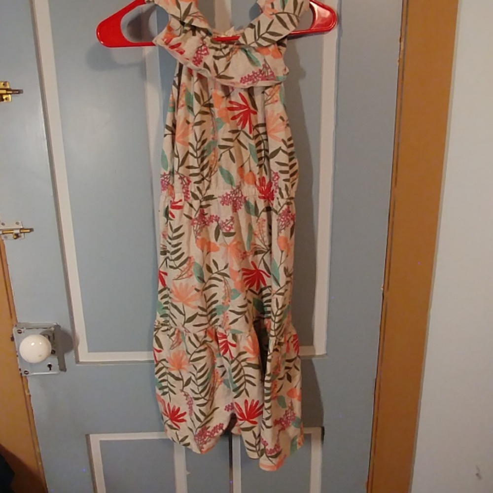 Girls tropical dress